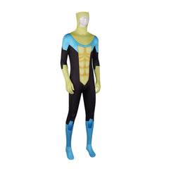 Invincible Saison 3(2025) Mark Grayson Tenue Jaune et Bleue Cosplay Costume Ver.2
