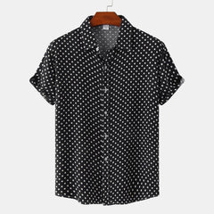Bar Routier(2024) Road House Dalton Chemise Polka Dot Button Cosplay Costume