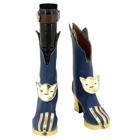 Genshin Impact Diona Bottes Cosplay Chaussures