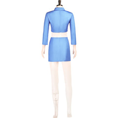 Le Cinquième Élément Zone 2 stewardess Tenue Bleue Cosplay Costume
