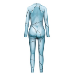 Cosplay Costume Sally L'Étrange Noël de Monsieur Jack Robe+Combinaison Femme