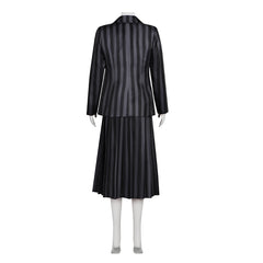 La Famille Addams 2(2025)Mercredi Uniforme Bleu/Noir Cosplay Costume
