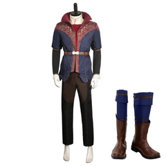 Baldur's Gate 3 BG3 Astarion Tenue Médiéval Cosplay Costume