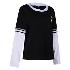 La Famille Addams 2(2025) Mercredi T-shirt à Manches Longues Cosplay Costume