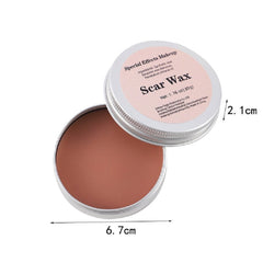 Cosplay Accessoire Faux Sang+Cire de Modelage pour Maquillage de Blessures pour Horreur Cosplay