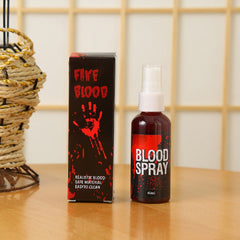 Cosplay Accessoire Faux Sang+Cire de Modelage pour Maquillage de Blessures pour Horreur Cosplay