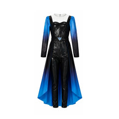 Cosplay Costume Evie Descendants: Wicked Wonderland(2026) Film Cosplay Tenue Bleue et Noire Femme Ver.2