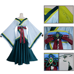 Cosplay Costume Maomao The Apothecary Diaries 3(2026) Anime Cosplay Robe Verte et Bleue Femme