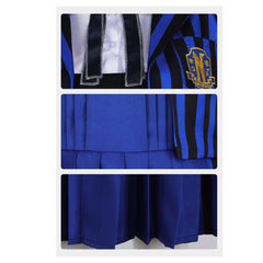 La Famille Addams 2(2025) Mercredi Uniforme Bleue Cosplay Costume