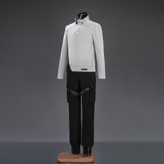 Arknights: Endfield(2026) Homme Endministrator Tenue Grise Cosplay Costume