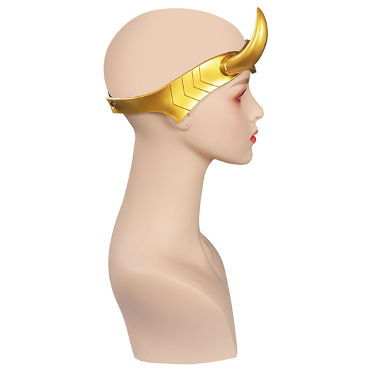 TV Loki Sylvie Laufeydottir Casque Masque Cosplay Accessoire