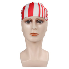 One Piece Buggy Chapeau Rayé Rouge Cosplay Accessoire