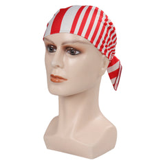 One Piece Buggy Chapeau Rayé Rouge Cosplay Accessoire