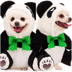 Animal Panda pour Petit Chien Costume d'Halloween