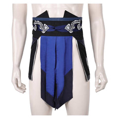 Mortal Kombat Sub-Zero Bleu Tenue Homme Cosplay Costume