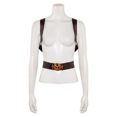 Arcane: League of Legends Saison 2(2024) Caitlyn Tenue Bleue à Manches Courtes Cosplay Costume