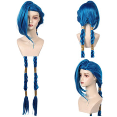 Arcane: League of Legends Saison 2(2024) Jinx Tenue avec Chapeau Cosplay Costume