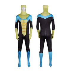 Invincible Saison 3(2025) Mark Grayson Tenue Jaune et Bleue Cosplay Costume Ver.2