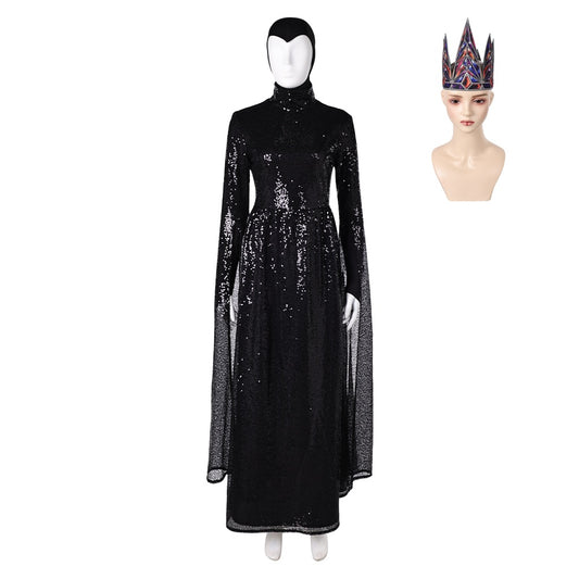 Adulte Blanche Neige La Reine Méchante Tenue Noire Cosplay Costume