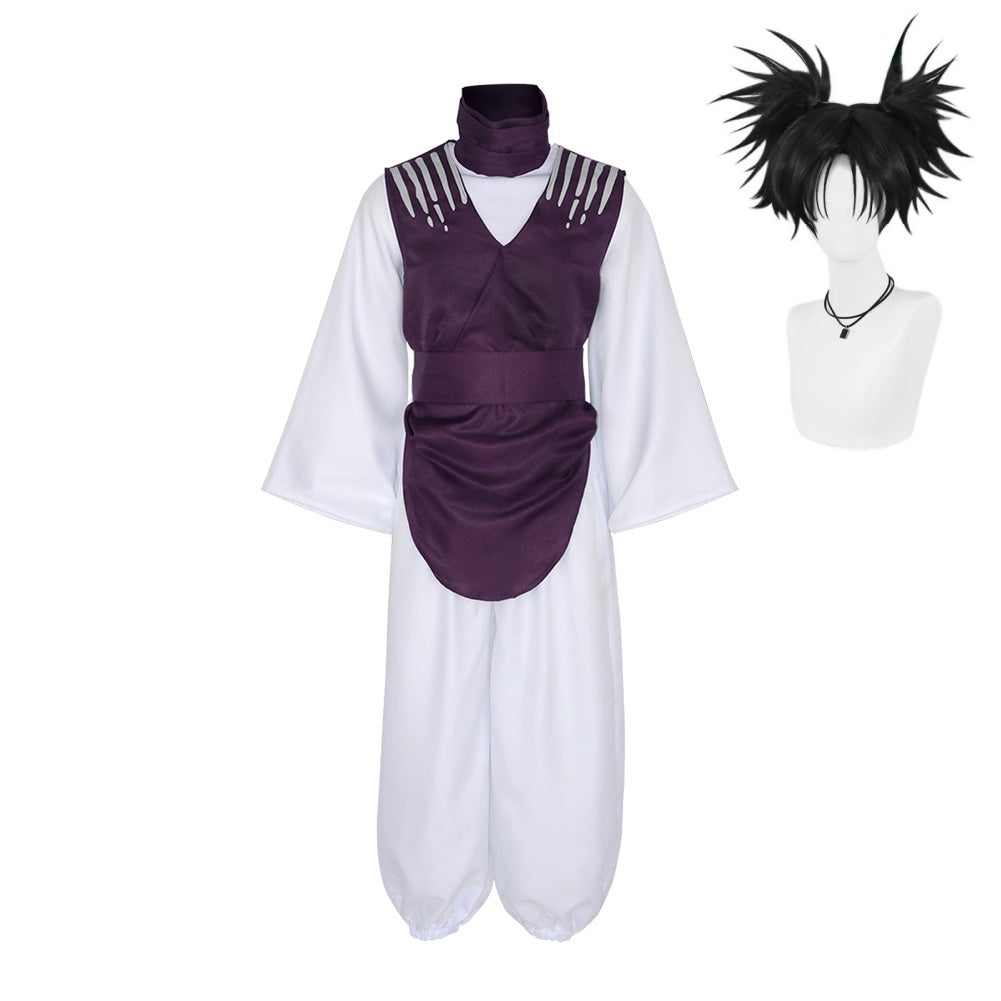 Adulte Choso Tenue Violette Cosplay Costume Perruque