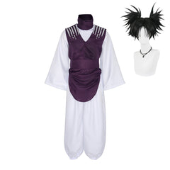 Adulte Choso Tenue Violette Cosplay Costume Perruque