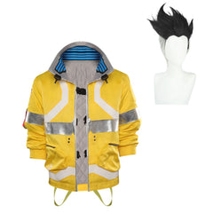 Adulte Cyberpunk Edgerunners David Martinez Veste Cosplay Costume Carnaval Perruque