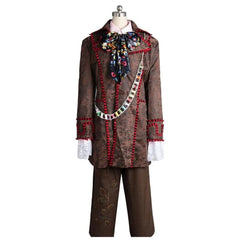 Alice au pays des merveilles Johnny Depp Chapelier Fou Tenue 6 pièces Cosplay Costume