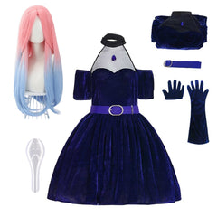Alien Stage MiZi Robe Cosplay Costume Perruque Mic