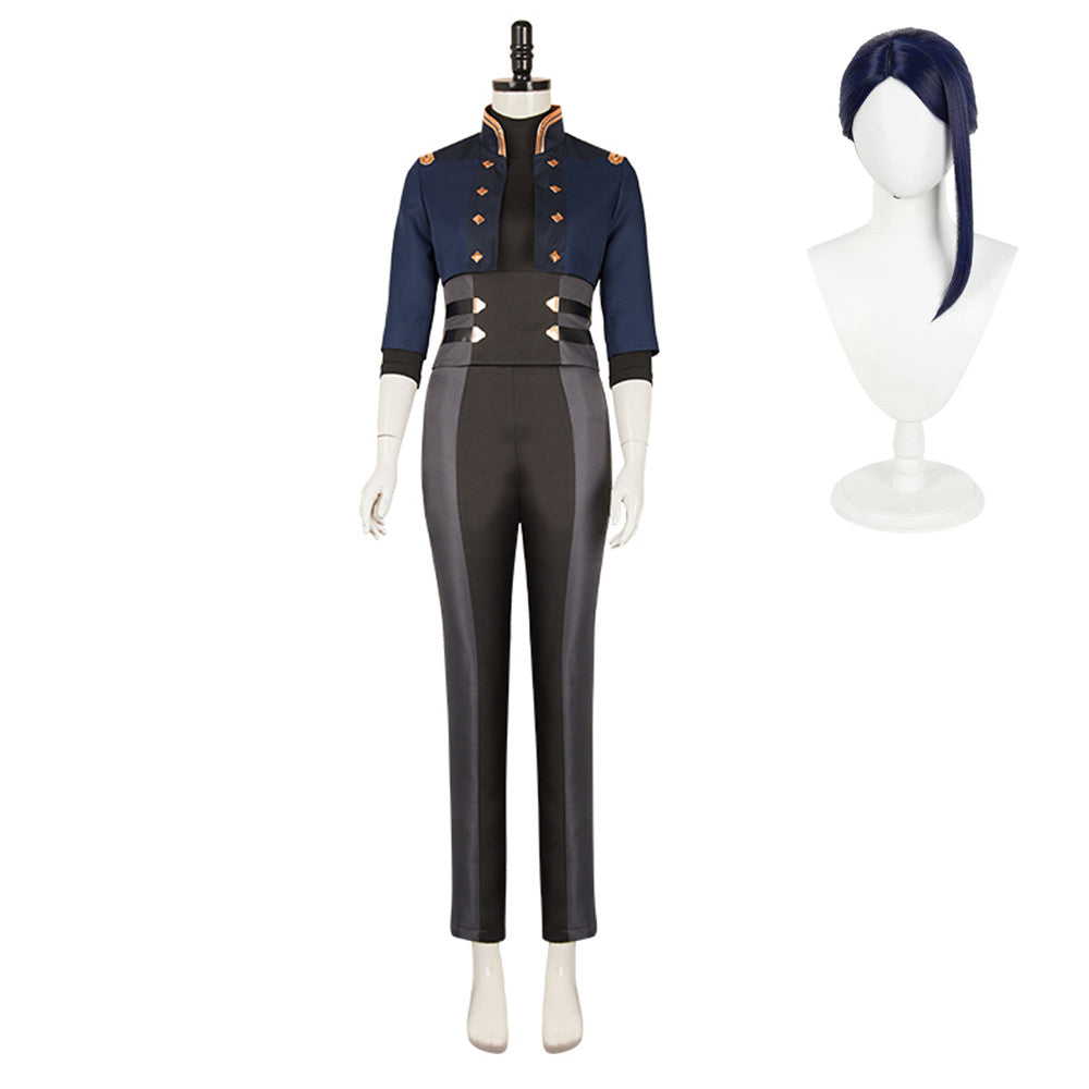 Arcane: League of Legends Saison 2(2024) Caitlyn à Taille Haute Cosplay Costume