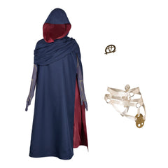 Arcane: League of Legends Saison 2(2024) Viktor Tenue Bleue de Cape Cosplay Costume