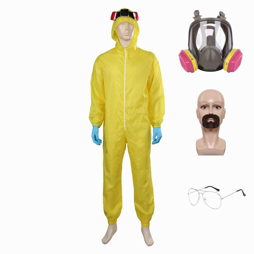 Breaking Bad Walter White Jaune Combinaison Cosplay Costume