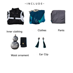 Wuthering Waves Jiyan Tenue Cosplay Costume