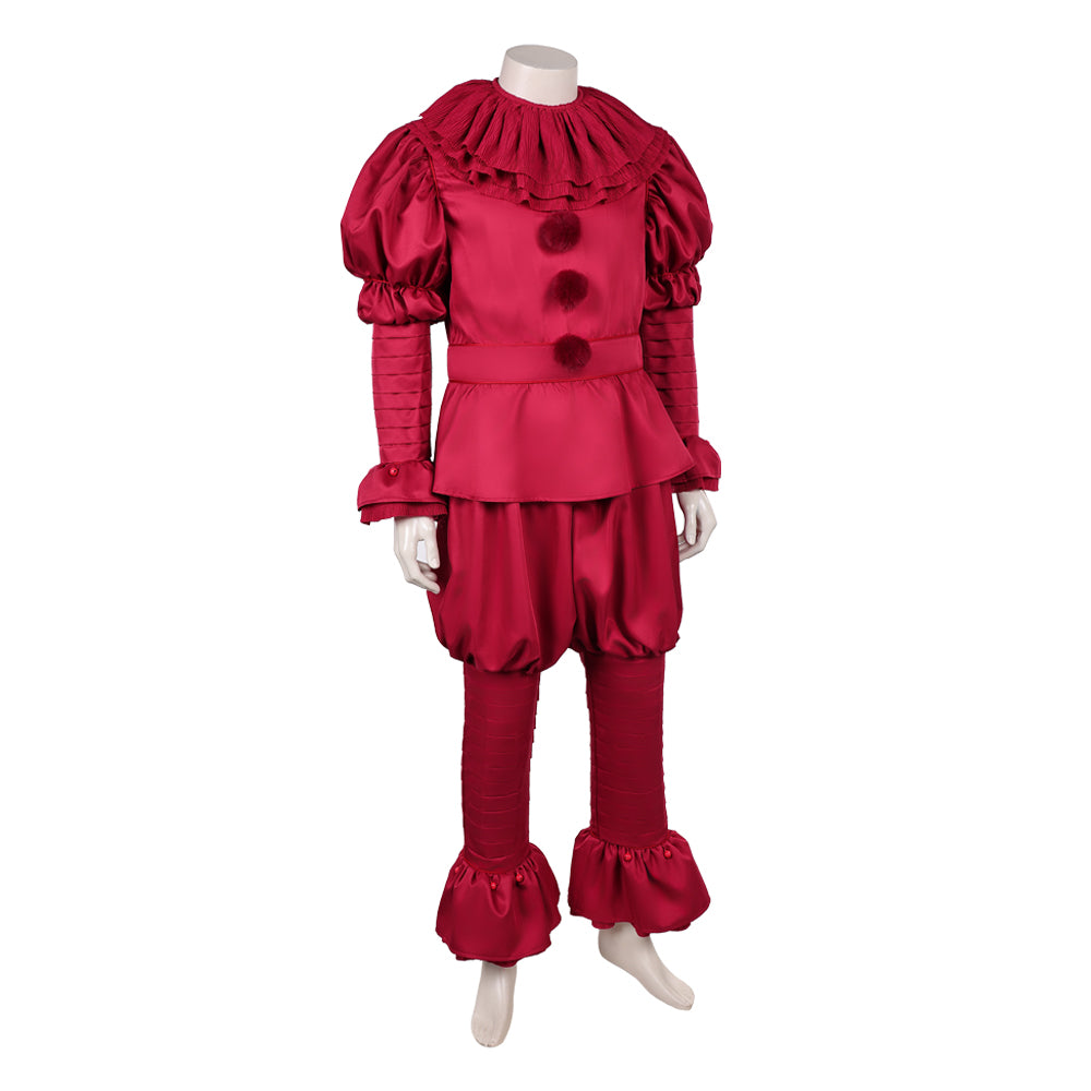 Ça: Bienvenue à Derry Pennywise Tenue Rouge Cosplay Costume