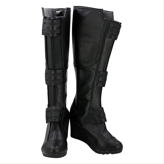 Captain America 3 Civil War Black Widow Veuve Noire Natasha Cosplay Chaussures