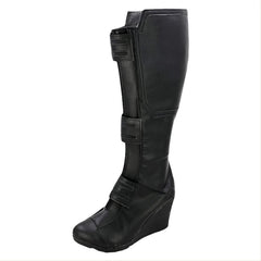 Captain America 3 Civil War Black Widow Veuve Noire Natasha Cosplay Chaussures