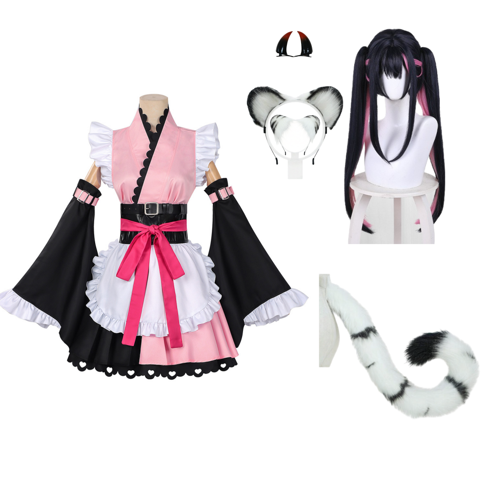 Cosmic Princess Kaguya(2026) Noi Komazawa Robe Rose et Noire Cosplay Costume