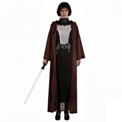 Cosplay Costume Asajj Ventress Maul: Seigneur de l'Ombre(2026) TV Cosplay Tenue Marron Femme