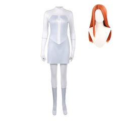 Cosplay Costume Atom Eve Viltrumite Invincible 4(2026) TV Cosplay Combinaison Blanche Femme Perruque