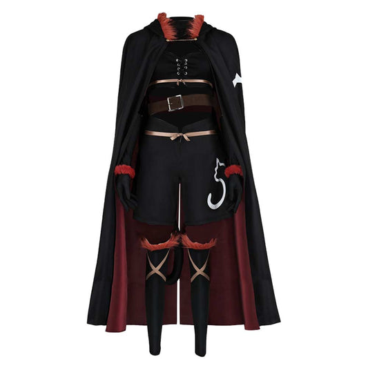 Cosplay Costume Fran Reincarnated as a Sword Anime Cosplay Tenue Noire Femme