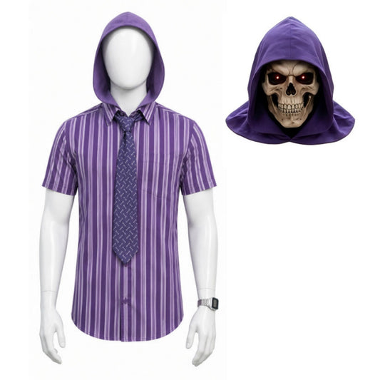 Cosplay Costume He-Man Les Maîtres de l'Univers(2026) Film Cosplay Chemise Violette Homme