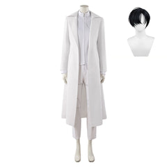 Cosplay Costume Ivan Alien Stage(2026) TV Cosplay Tenue Blanche Homme Perruque