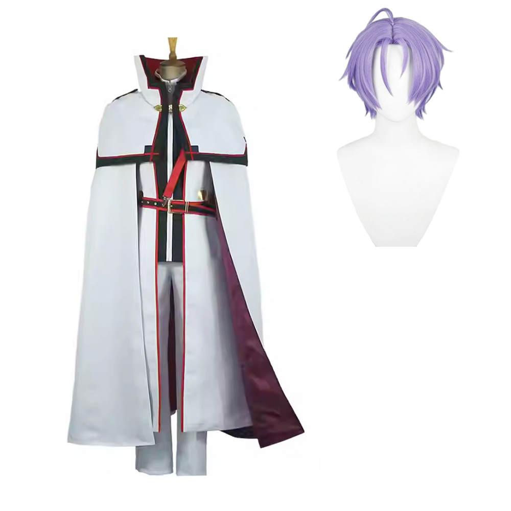 Cosplay Costume Julius Juukulius RE0(2026) Anime Cosplay Tenue Blanche Homme Perruque