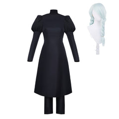 Cosplay Costume Mei Mei Anime Cosplay Tenue Noire Femme Perruque