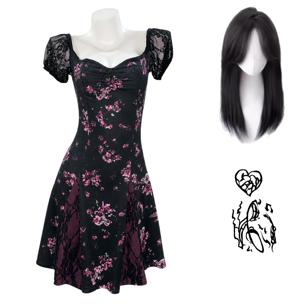 Cosplay Costume Nikki Obsession(2026) Film Cosplay Robe Noire Femme