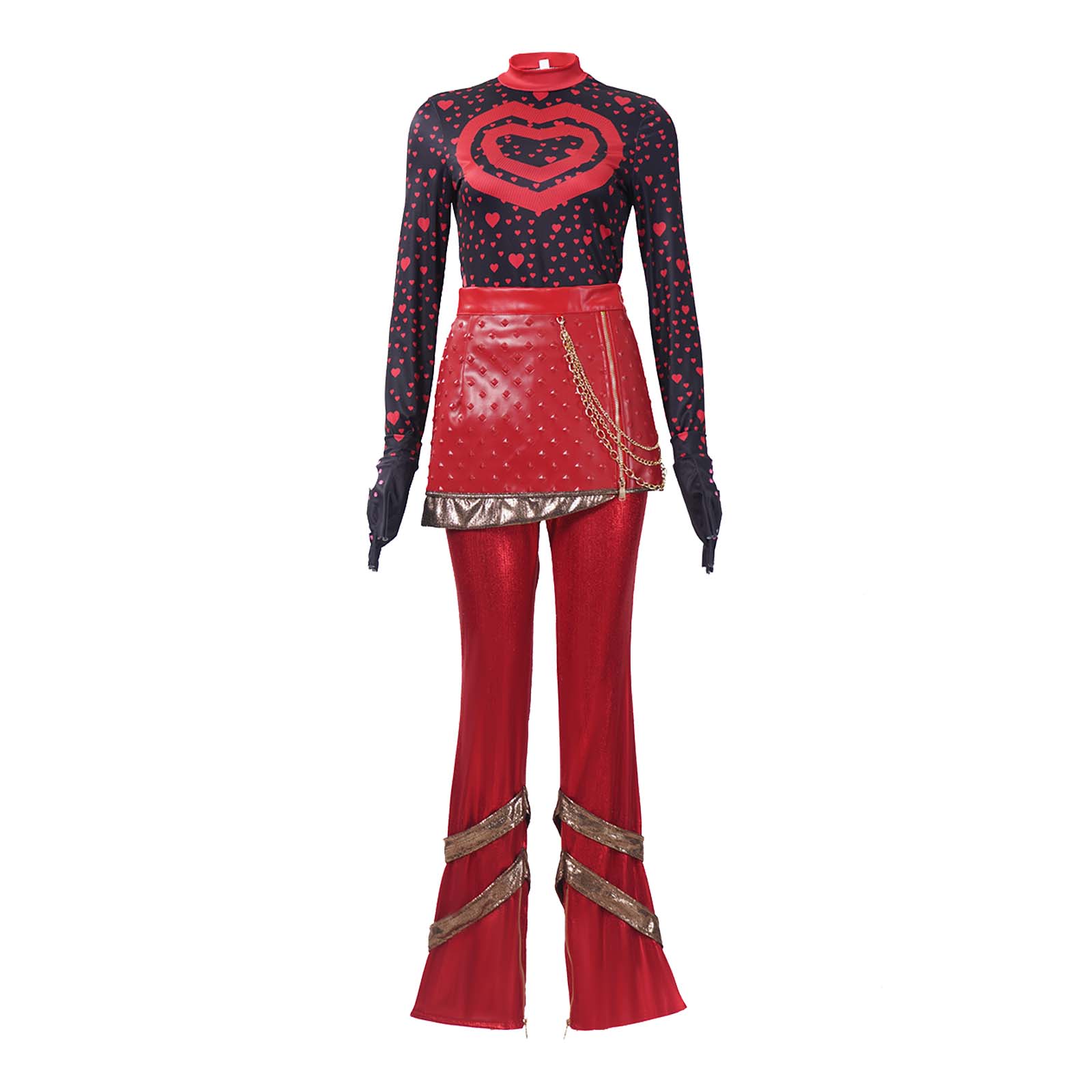 Cosplay Costume Red Descendants: Wicked Wonderland(2026) Film Cosplay Tenue Rouge Femme Ver.3