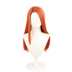 Cosplay Perruque Atom Eve Invincible 4(2026) TV Perruque Orange Femme