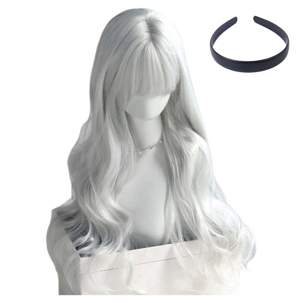 Cosplay Perruque Clea Clair Obscur:Expedition 33 Jeu Perruque Blanche Femme