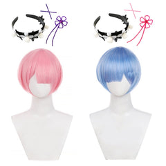 Cosplay Perruque Rem/Ram Re Zero Saison 4 The Stars that Inscry the Present(2026) Anime Perruque Femme