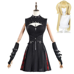 Death Note Misa Amane Robe Noire Cosplay Costume