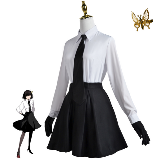 BSD 3 Akiko Yosano Blanc Cosplay Costume